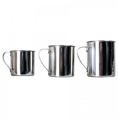 Basic Nature - Edelstahlbecher poliert Gr 0,4 l grau Image