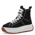 Tamaris Damen Sneaker High Vegan; BLACK/schwarz; 41 EU