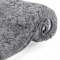 Deconovo Bath Mats for Bathroom Water Absorbent Shower Rugs Microfiber Bath Mat Non Slip Grey 70 x 120 cm Grey 1 Piece