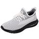 BRAVE SOUL Mens Lace Up Trainers Casual Gym Running Lightweight Shoe White 11