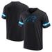 Men's Fanatics Branded Black Carolina Panthers Jersey Tackle V-Neck T-Shirt