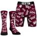 Men's Rock Em Socks Mississippi State Bulldogs All-Over Underwear and Crew Combo Pack