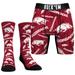 Men's Rock Em Socks Arkansas Razorbacks All-Over Underwear and Crew Combo Pack