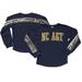 Girls Youth Gameday Couture Navy North Carolina A&T Aggies Guess Who's Back Long Sleeve T-Shirt