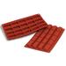 Louis Tellier SF060 Nougat Mold w/ 20 Sections - Silicone, Red