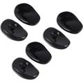 6pcs Earmuffs Heat Protector for Hair Black Ear Cuff Hair Brush Blow Dryer Ear Shower Covers Hair Dyeing Accessories Salon Hair Dryer Ear Cover Salon Hair Dye Ear Covers Shower Cap