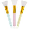 Silicone Face Mask Brush Mask Beauty Tool Hairless Soft Flexible Face Mask Face Brush for Applying Facial Mask Eye Mask or DIY Makeup Tool Face Tools for Skincare (3 Colours)