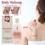 Rdeuod Body Make-Up Foundation Body Make-Up Make Up For Body Foundation With High Coverage Long-Lasting Face Make-Up Matte Oil Control Concealer 100ml Foundation Makeup White