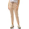 STREET ONE Damen A376623 Cordhose Joggpants, Dull Bleached Sand, 42W x 28L