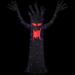 55" LED Lighted Black Terrifying Tree Outdoor Halloween Decoration Purple Lights