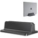 Vertical Laptop Stand Holder Desktop Aluminum Stand for MacBook with Adjustable Dock Size Fits All MacBook Surface Chromebook and Gaming Laptops (Up to 17.3 inches) Black