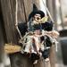 Kayannuo living Room Decor Home Decor Clearance Party Decorations Witch Doll Horror Pendant Flying Witch Pendant Pendant