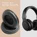 Fusipu 1 Pair Headphone Cushion Protective Replaceable Protein Faux Leather Noise-insulation 50mm-110mm Gaming Headset Pad for Earphone