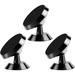 3 Pack Universal Magnetic Car Phone Holder Multi-Angle Rotation Cellphone Stand Support Dashboard Mount for Car Home and Office [Black]