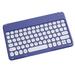 UHUYA Bluetooth Keyboard Portable Bluetooth Colorful Computer Keyboards Wireless Mini Compact Retro Typewriter Flexible Design Keyboard with Compact Slim Profile Purple