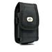 For Motorola moto z 4 Vertical Rugged Nylon Canvas Carrying Holster Case with Metal Belt Clip & Loop