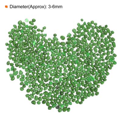 3-6mm Glass Stones Pebbles Decor for Vase Filler Aquarium