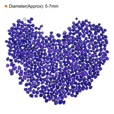 5-7mm Glass Stones Pebbles Decor for Vase Filler Aquarium