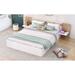 Queen Platform Bed with Headboard, Drawers, Shelves, USB Ports&Sockets