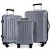 Expandable Hardside Luggage ABS+PC Hardshell Suitcase 3 Piece Sets Spinner Wheels Luggage 20"/24"/28"