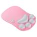 Cat s Paw Mouse pad with Wrist pad Soft silicone wrist pads ergonomic cute mouse pad design - Pink