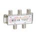 ACCL 4-Way Splitter 5-2050MHz F-Type 1 Pack