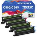 YOUTOP 4PK C500 C505 Imaging Unit for 108R01484 108R01481 108R01482 108R01483 Drum Unit Replacement for XEROX Versalink C500N C500DT C500DN