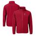 Men's Cutter & Buck Red Texas Rangers Charter Eco Recycled Full-Zip Jacket