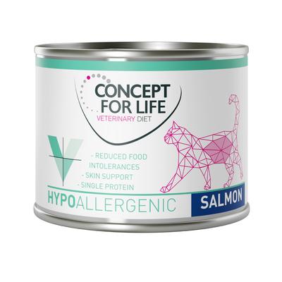 Sparpaket Concept for Life Veterinary Diet 24 x 200 g/185 g - Hypoallergenic Lachs 24 x 185 g