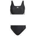adidas - Women's 3-Stripes Sporty Bikini Gr 38 grau/schwarz