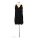 Old Navy Casual Dress - Shift V-Neck Sleeveless: Black Print Dresses - Women's Size Medium