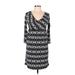 MICHAEL Michael Kors Casual Dress - Sheath V Neck 3/4 sleeves: Black Dresses - Women's Size Medium