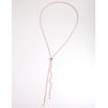 Lovisa Cubic Zirconia Rose Gold Lariat Necklace