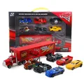 Disney pixar auto 3 6/7 stücke set blitz mcqueen jackson sturm mack onkel lkw 1:55 dietcast metall