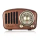 Vintage Radio Retro Bluetooth 5 0 Lautsprecher Nussbaum Holz FM Radio mit Altmodische Klassische