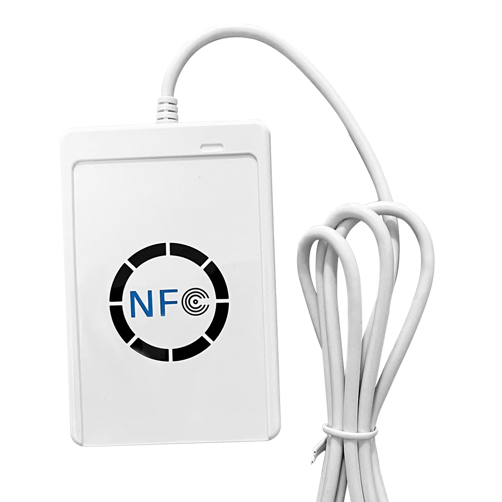 RFID-Smartcard-Leser, kontaktloser Schreiber, Kopierer, Duplikator, beschreibbarer Klon, NFC, ACR122U, USB, S50, 13,56 MHz, M1-Kartenleser Image