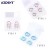 AZDENT Dental Resin Clamp Dental Dam Clips Using with Matrix Autoclavable 134℃ For Dental Lab