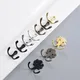 Vintage Alloy Wall Door Bath Double Prong Coat Hook Hanger Flower Pot Hanger Hooks Handbag Bag