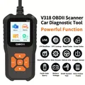 OBD2 Car Scanner Diagnostic Scan Tool V318 Color ScreenVehicle Fault Code Reader Auto Read Fault