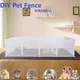 Small Pet Playpen DIY Freely Combined Pet Yard Fence Puppy Crate Kennel for Dog Cat Kitten Rabbit