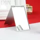 Aluminum Folding Mirror Mini Portable Makeup Mirror Hand Standing Small Mirror Vanity Foldable