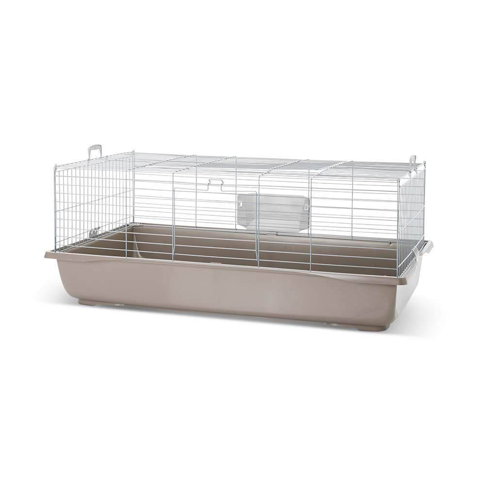 Cage Savic Theo 120 pour cochon d'Inde et lapin nain - L 118 x l 64,5 x H 47 cm