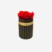 Single Black Monogram Box | Red Rose