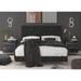 Sana Upholstered Panel Bed with 2 Nightstands