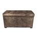 MJL Furniture Angela 8-button Tufted Obsession Storage Trunk Bench