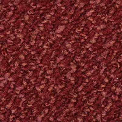 Teppichboden VORWERK "Passion 1093 (Traffic), Schlinge - Uni Farben", rot, B:500cm H:6,3mm L:650cm, Polyamid, Teppiche, 