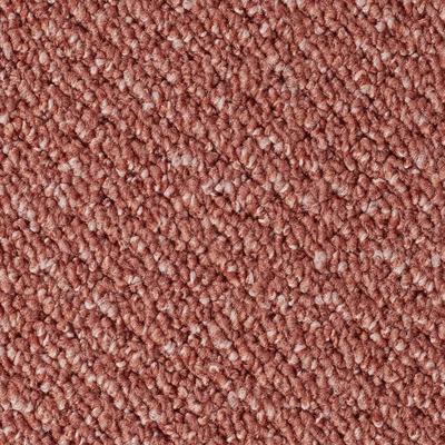 Teppichboden VORWERK "Passion 1093 (Traffic), Schlinge - Uni Farben, Made in Germany", rot (hell, rot), B:400cm H:6,3mm L:200cm, Polyamid, Teppiche, Wohnzimmer, Schlafzimmer, Kinderzimmer, Breite 400/500 cm