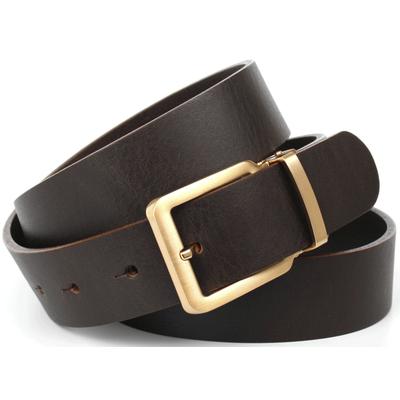 Ledergürtel ANTHONI CROWN, Damen, Gr. 100, braun, Leder, unifarben, Gürtel, in 4 cm breit für den Casual-Look Image