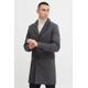 Langmantel 11 PROJECT "11 Project Kunz classic wool coat" Gr. l, grau (gray melange) Herren Mäntel Scandic Style