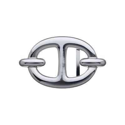 Gürtelschnalle, Damen, silber (silberfarben), Obermaterial: 100% Metall, RETTUNGSRING BY SHOWROOM 019, unifarben, klassisch,modisch, Gürtel, Wechselschnalle »Chic Silber« Image